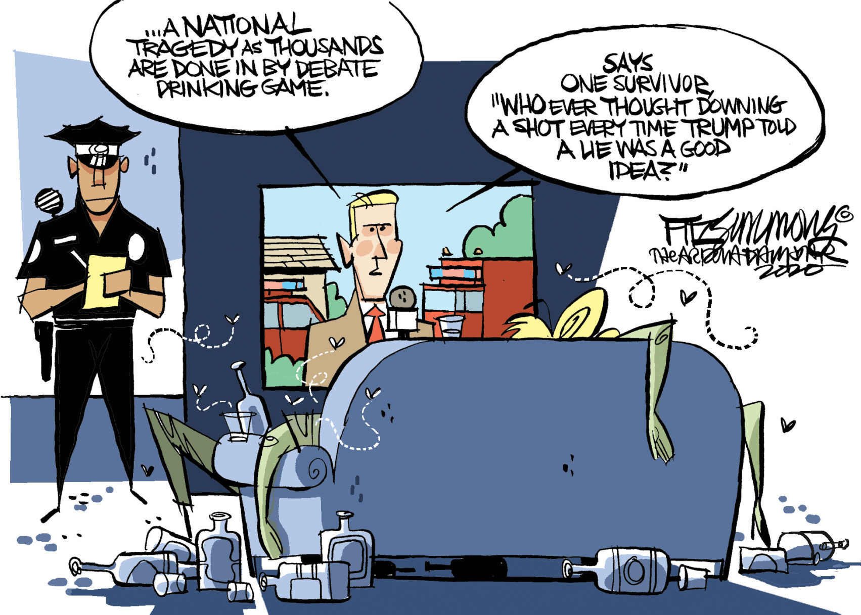 Daily Fitz Cartoon: Debate Aftermath